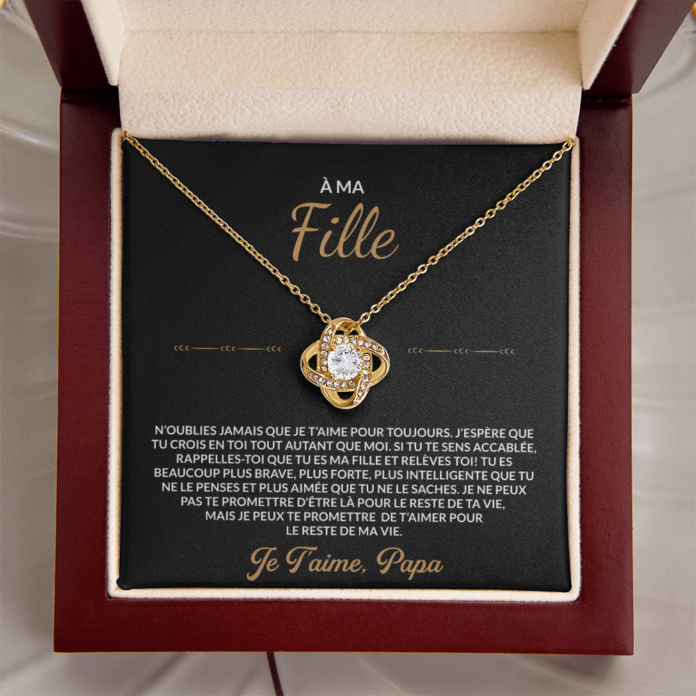 À ma Fille – Collier Toujours avec toi