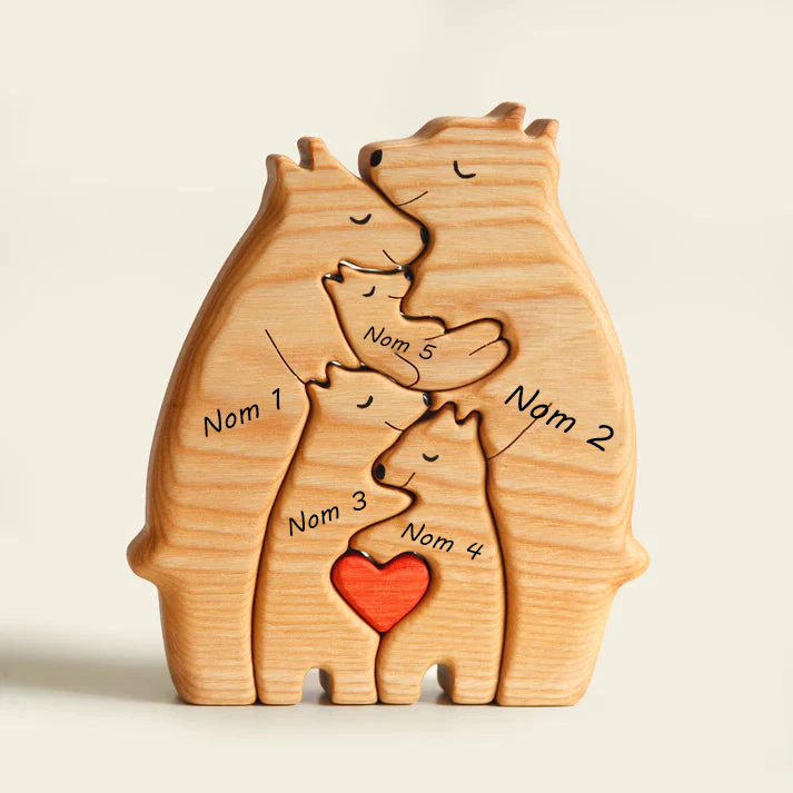 Puzzle familial personnalisé