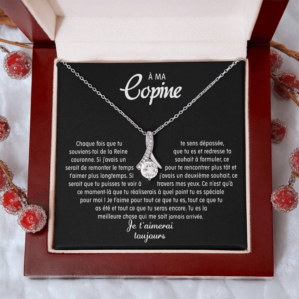 À ma Copine- Collier pendentif amour - Or