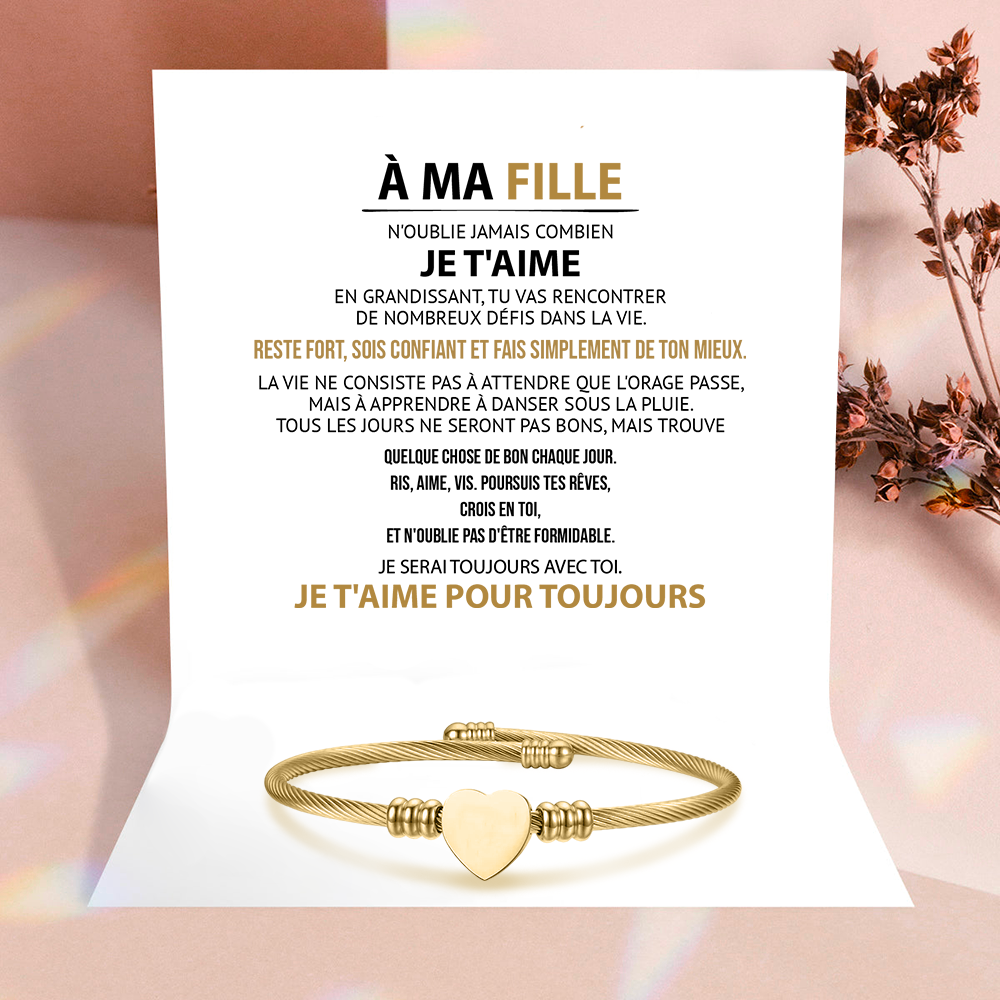 À ma Fille - fais de ton mieux - Or
