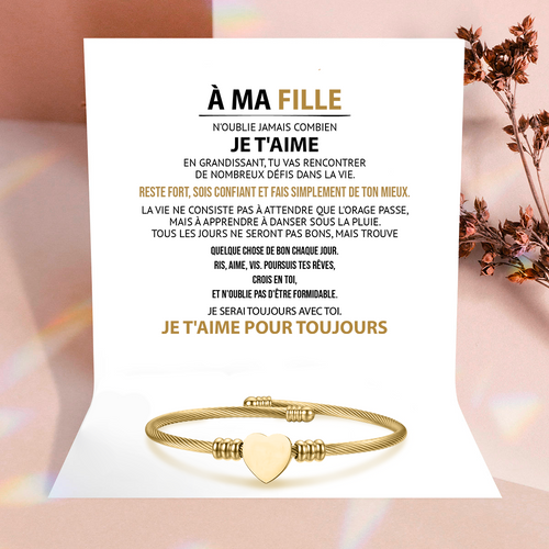À ma Fille - fais de ton mieux - Or