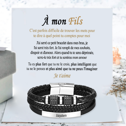 À mon Fils - N'oublie jamais de me garder dans ton cœur