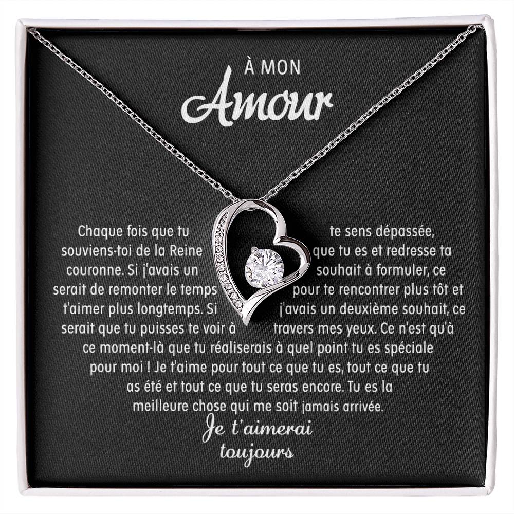 À mon Amour - Collier coeur