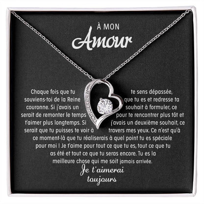 À mon Amour - Collier coeur