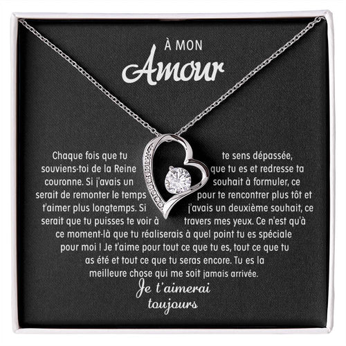 À mon Amour - Collier coeur