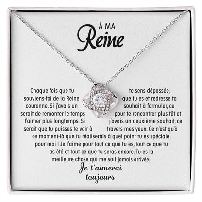 À ma Reine - Collier pendentif Amour