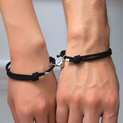 Bracelet Coeur Magnétique - Or