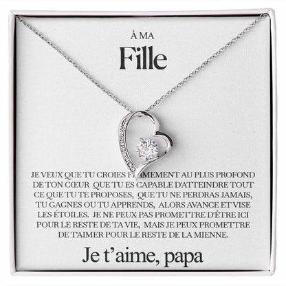 À ma Fille – Garde-moi toujours dans ton cœur