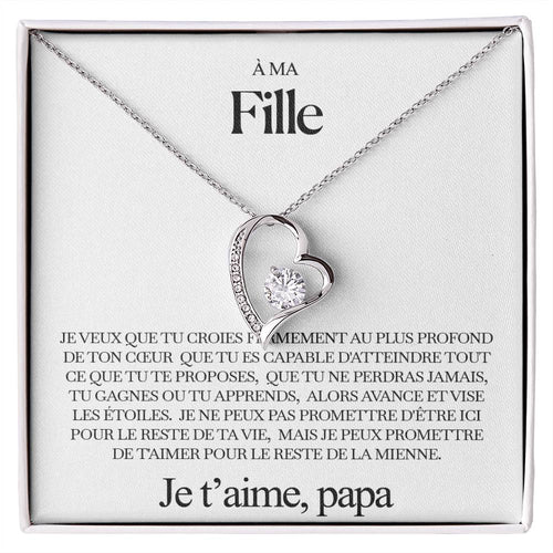 À ma Fille – Garde-moi toujours dans ton cœur
