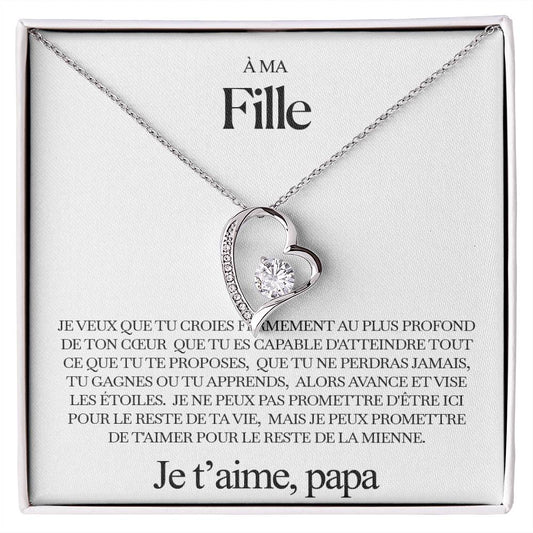 À ma Fille – Garde-moi toujours dans ton cœur