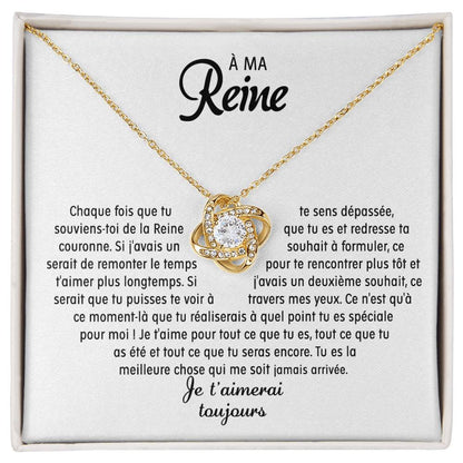 À ma Reine - Collier pendentif Amour