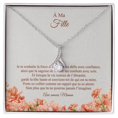 À ma Fille - Je te souhaite force et sagesse, je t'aime maman