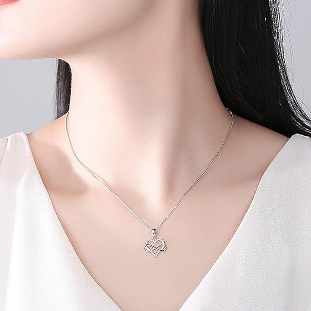 À ma Fille - Collier Cœur Infini