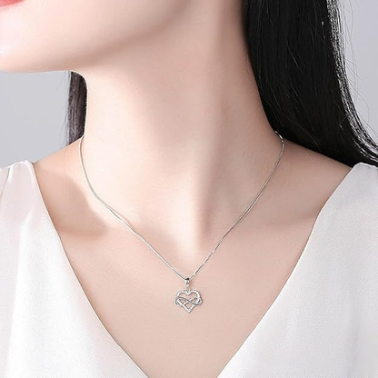 À ma Fille - Collier Cœur Infini