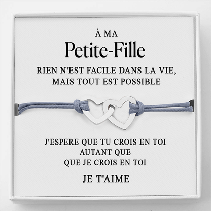 À ma petite Fille - Toujours ma petite fille - Or Rose