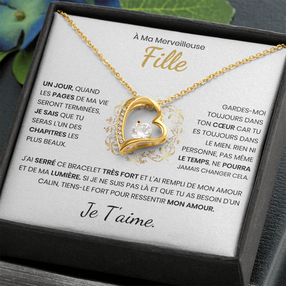 À ma Fille - Collier pendentif