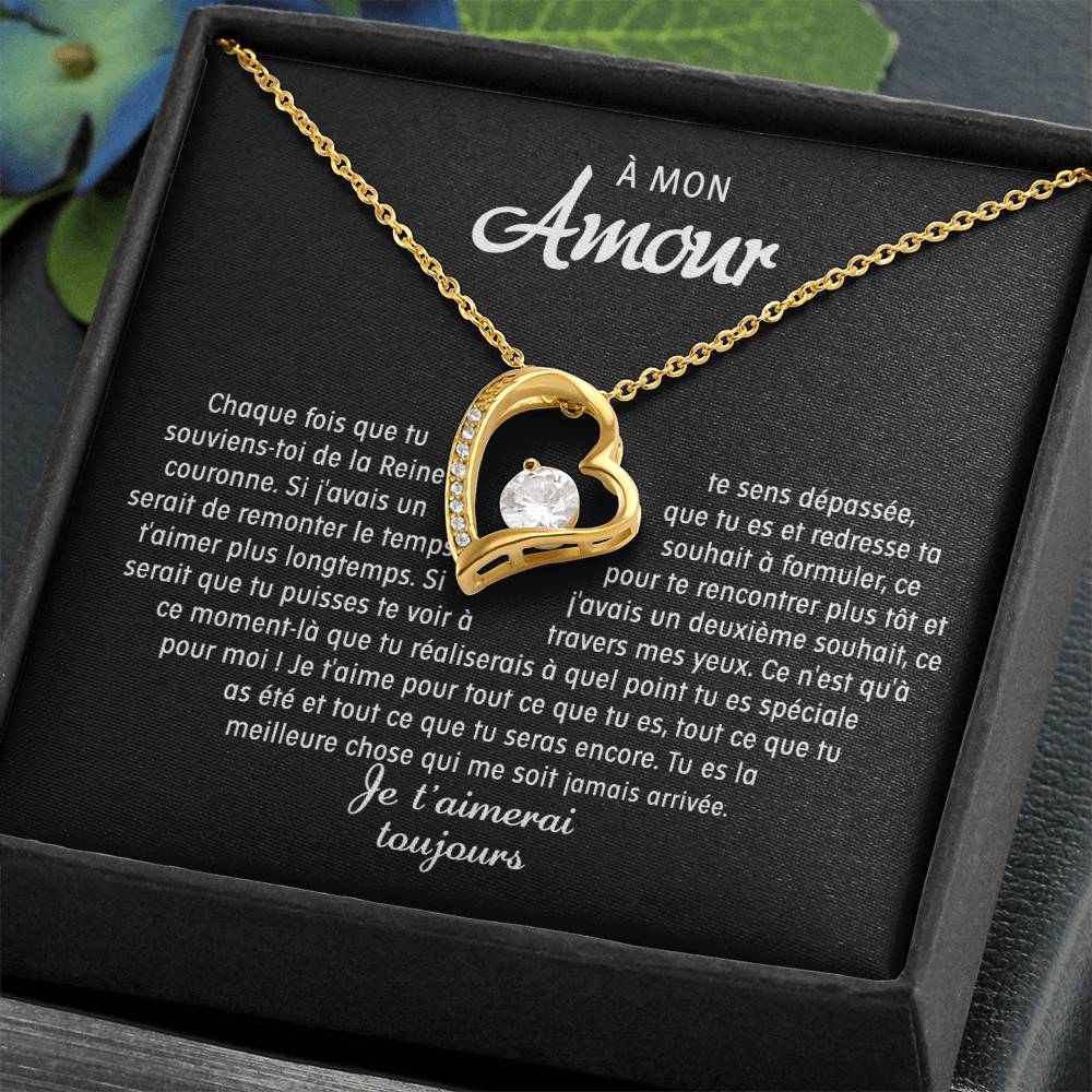 À mon Amour - Collier coeur