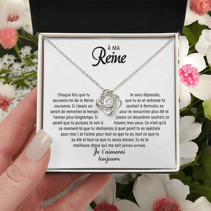 À ma Reine - Collier pendentif Amour - Or