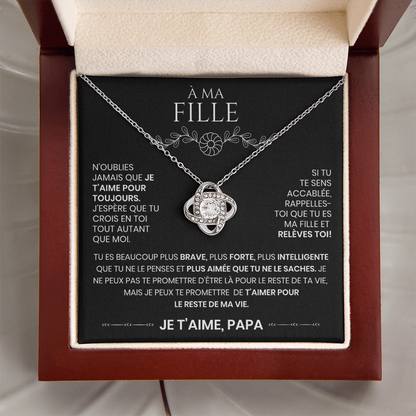 À ma Fille – Collier Où que tu ailles