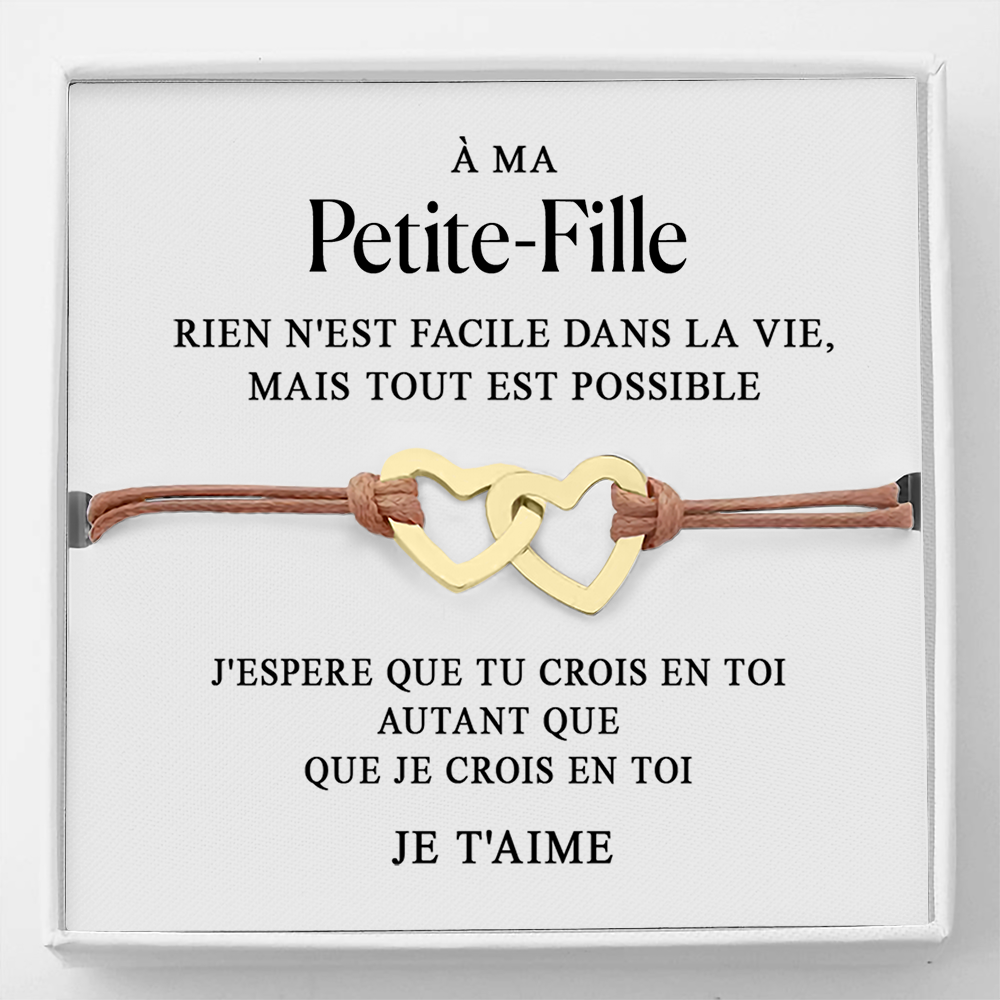 À ma petite Fille - Toujours ma petite fille - Or Rose