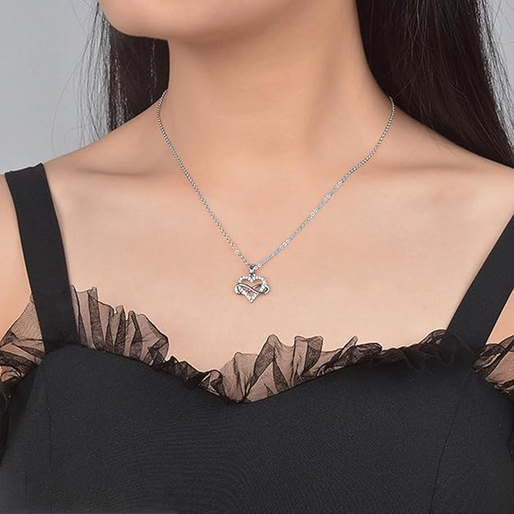 À ma Fille - Collier Cœur Infini