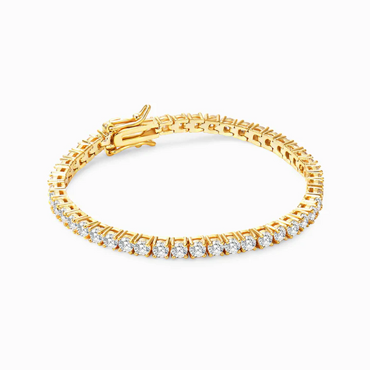 À ma Fille - Bracelet tennis - Or