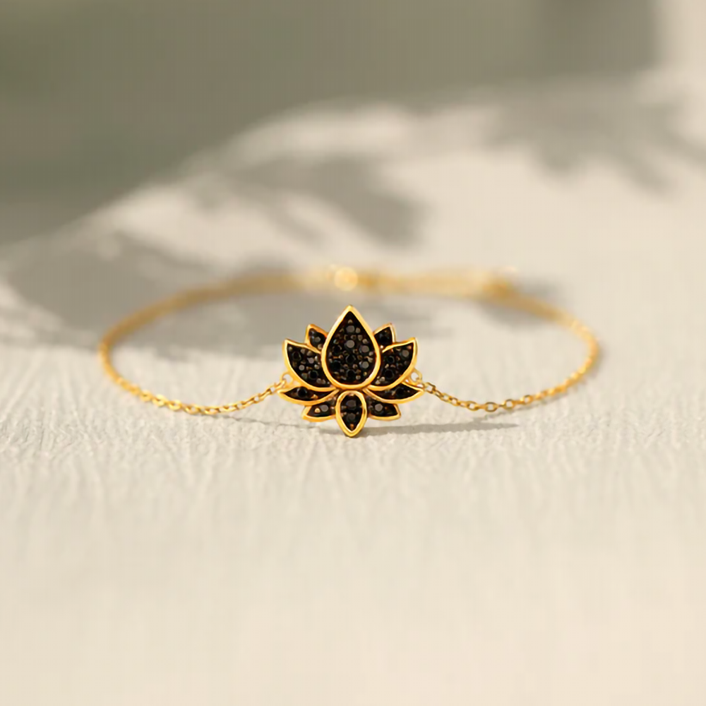À ma Fille - Bracelet Lotus d'amour