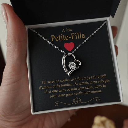 À ma Petite-Fille - Collier coeur