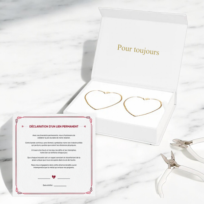 Bracelet d'amour permanent - Or