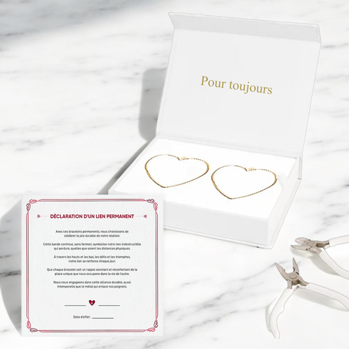 Bracelet d'amour permanent - Or