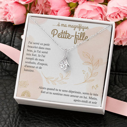 À ma petite-fille - Collier pendentif Amour