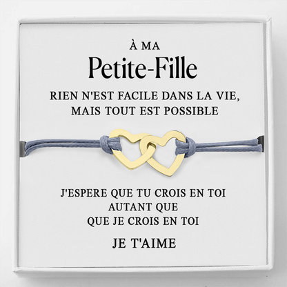 À ma petite Fille - Toujours ma petite fille - Or Rose