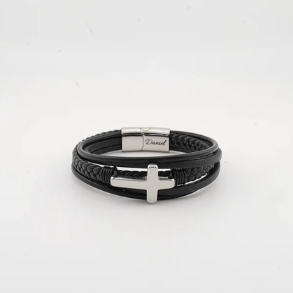 À mon Petit-Fils - Bracelet de la Foi du Gardien Éternel