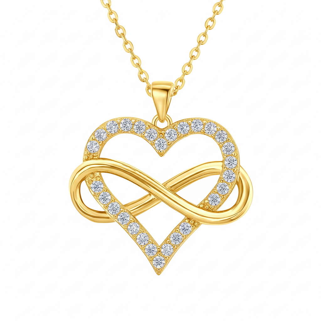 À ma Fille - Collier Cœur Infini