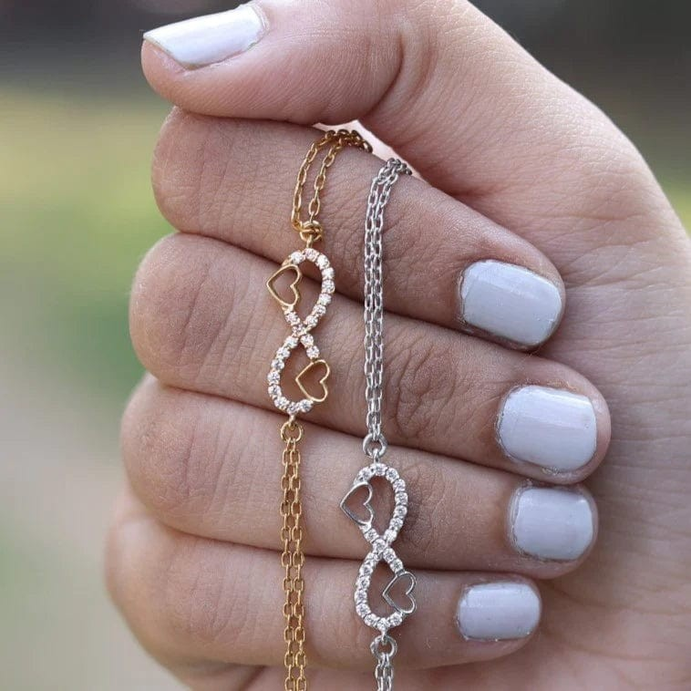 À mon âme sœur - Bracelet coeurs d'amour - Or