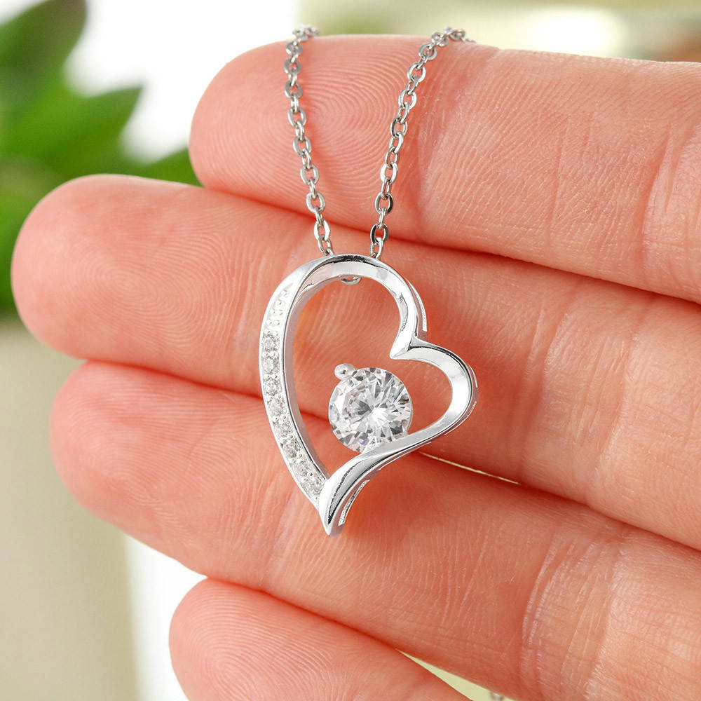 À ma Maman - Collier cœur Je t'aime