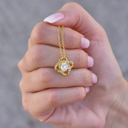 À ma fille - Collier Noeud d'Amour