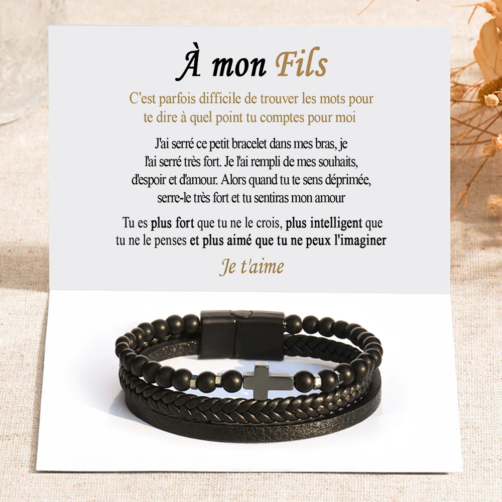 À Mon Fils - Ne Perdez Jamais Confiance En Vous - Brun
