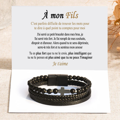 À Mon Fils - Ne Perdez Jamais Confiance En Vous - Brun