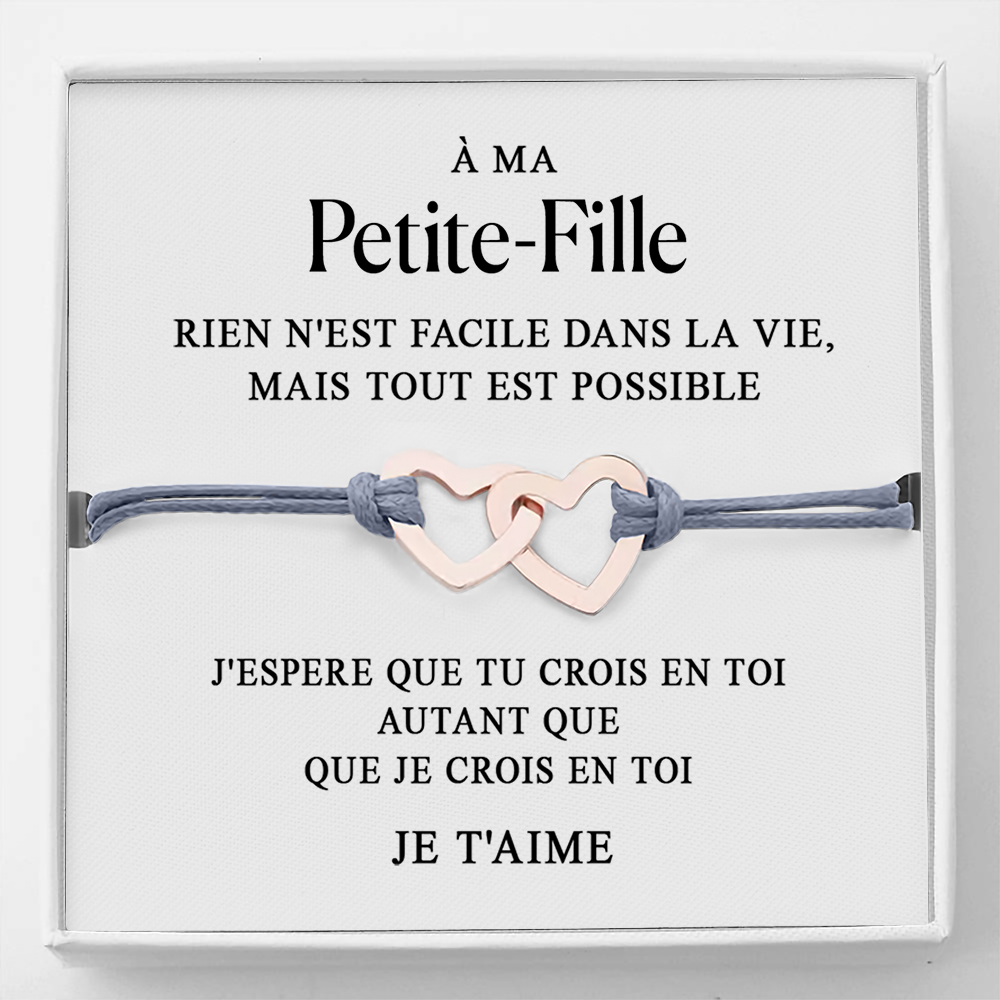 À ma petite Fille - Toujours ma petite fille - Or Rose