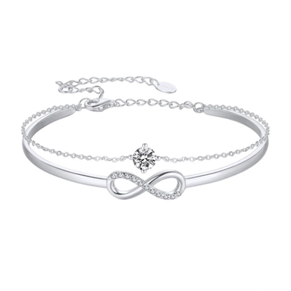 À ma Fille - bracelet avec pierre de naissance - Or