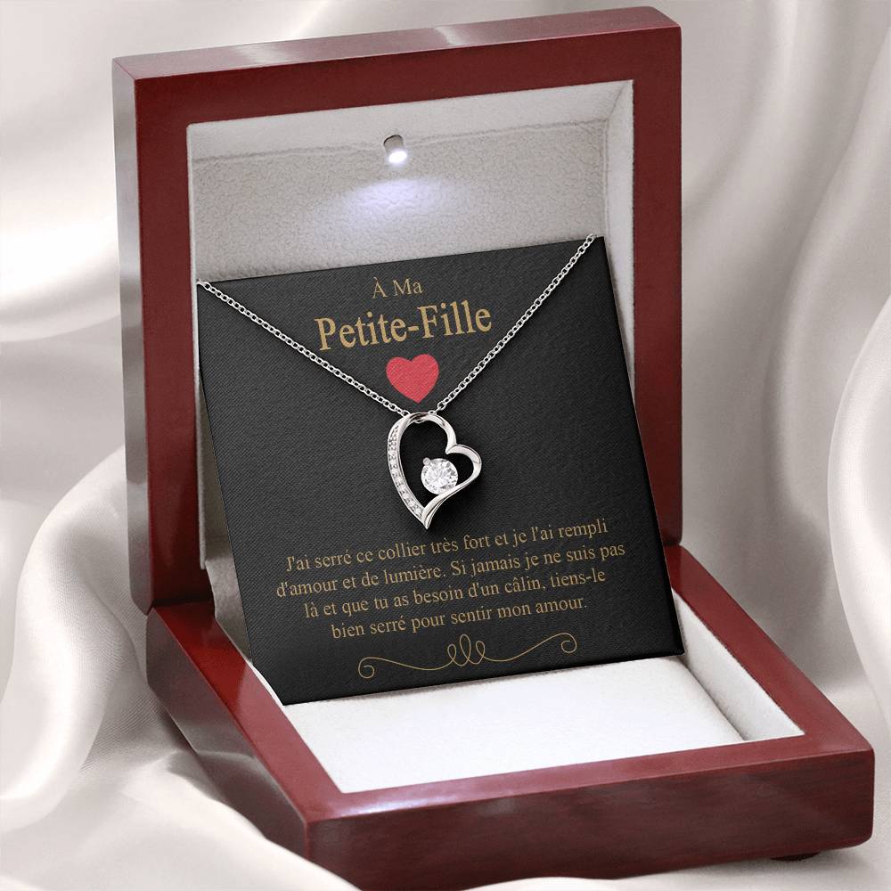 À ma Petite-Fille - Collier coeur