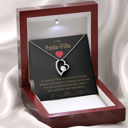 À ma Petite-Fille - Collier coeur