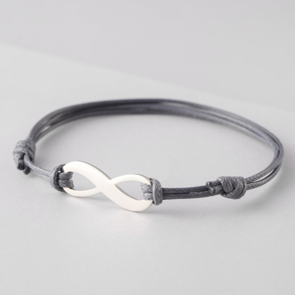 Bracelet infini - À mon Fils ou à ma Fille - Or Rose