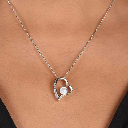 À ma Reine - Collier Rose éternelle - Or