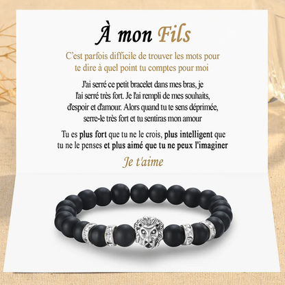 A Mon Fils - Bracelet Lion - Or