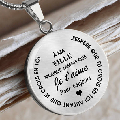Collier familial - À mon Fils ou ma Fille - Or