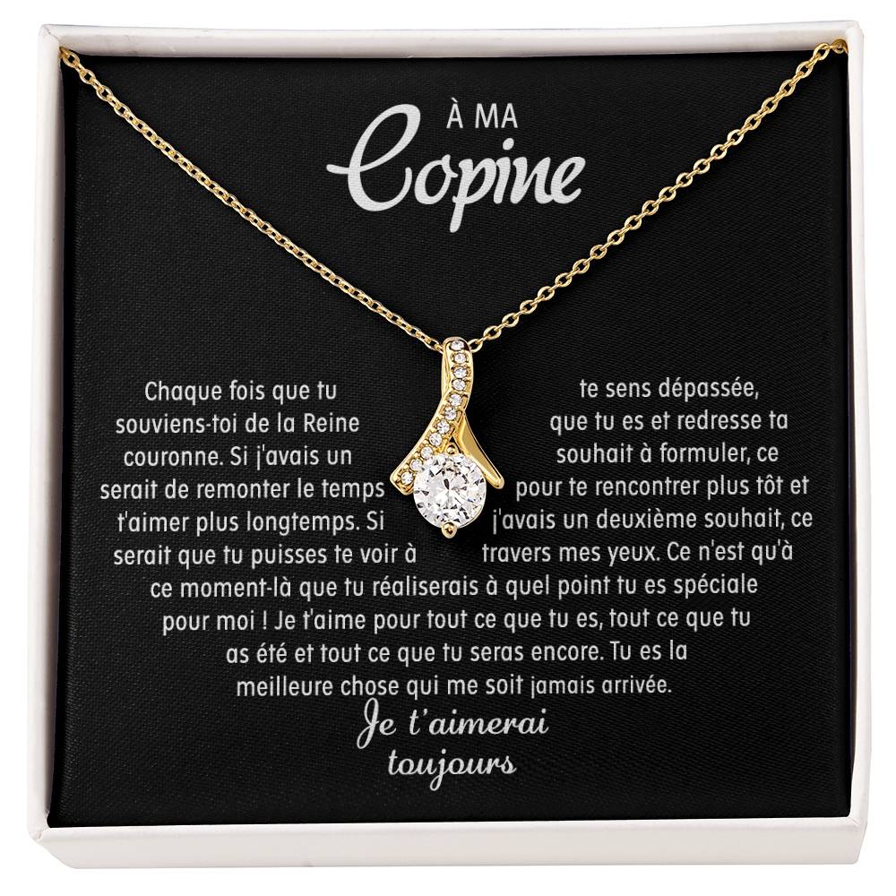 À ma Copine- Collier pendentif amour