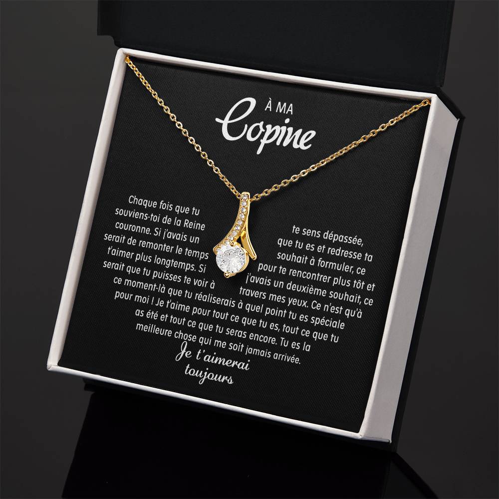 À ma Copine- Collier pendentif amour - Or