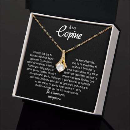À ma Copine- Collier pendentif amour - Or